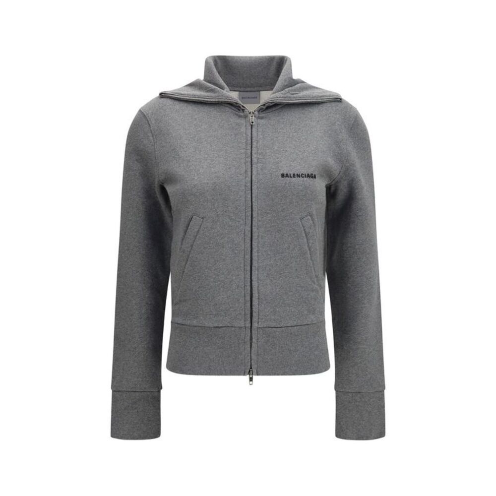 Balenciaga Gray Cotton Women's Sweatshirt